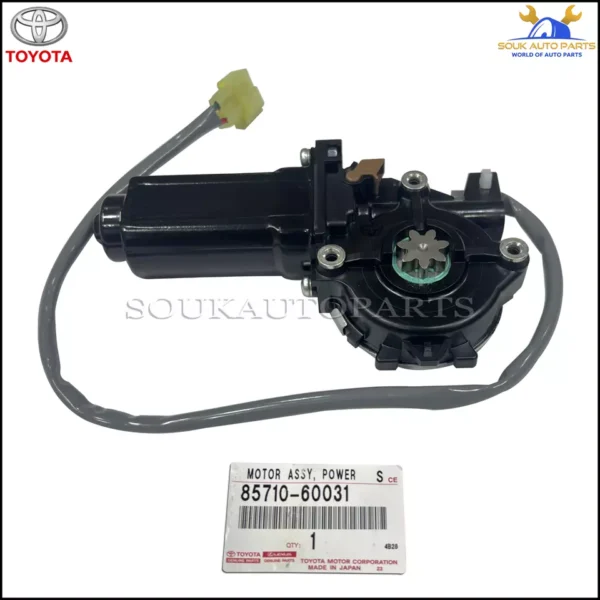 85710-60031 Genuine Toyota MOTOR ASSY, POWER WINDOW REGULATOR, FRONT RH OEM