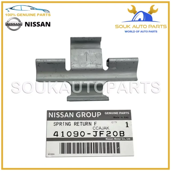 41090-JF20B Genuine Nissan SPRING-RETURN,FRONT BRAKE SHOE 41090JF20B OEM