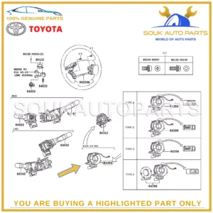 84306-0K021 Genuine Toyota SPIRAL CABLE SUB-ASSY INNOVA KIJANG HILUX