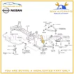 54618-AQ305 Genuine Nissan STABILIZER LINK CONNECTING ROD SET OF 2 - Image 2
