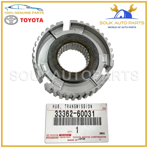 33362-60031 Genuine Toyota HUB, TRANSMISSION CLUTCH, NO.2 3336260031 OEM