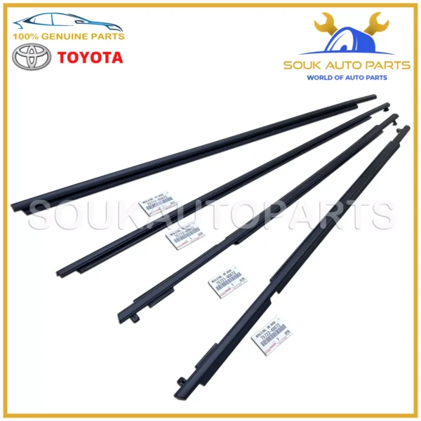 Genuine Toyota DOOR BELT MOULDING SET FOR LAND CRUISER PRADO OEM