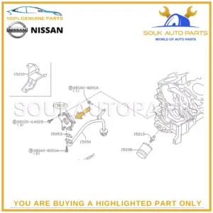 15010-8J10A Genuine Nissan OIL PUMP VQ35DE Infiniti FX35 FX45