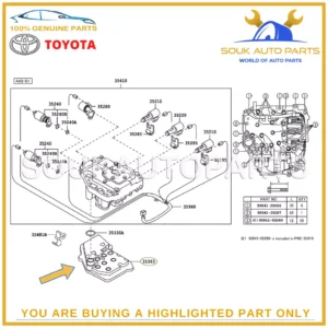 35303-97501 Genuine Toyota STRAINER SUB-ASSY, OIL 3530397501 OEM