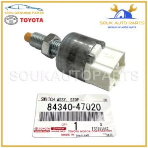 84340-47020 Genuine Toyota SWITCH ASSY, STOP LAMP 8434047020 OEM