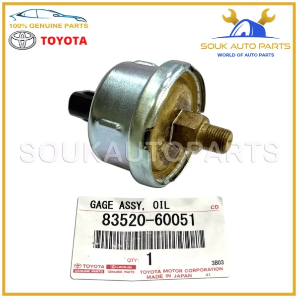 83520-60051 Genuine Toyota GAGE OIL PRESSURE SENDING UNIT 8352060051 OEM