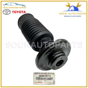 48304-0D150 Genuine Toyota BUMPER SUB-ASSY, FRONT SPRING, NO.1 483040D150 OEM