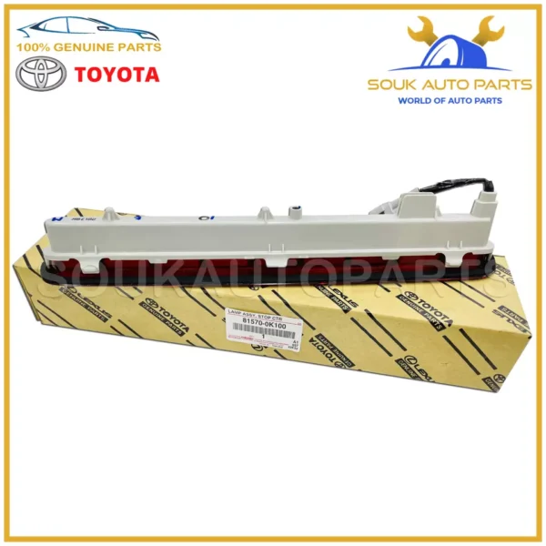 81570-0K100 Genuine Toyota LAMP ASSY STOP CENTER 815700K100 OEM