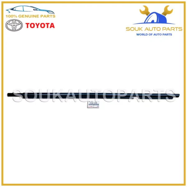 75730-12300 Genuine Toyota MOULDING ASSY, REAR DOOR BELT, RH 7573012300 OEM