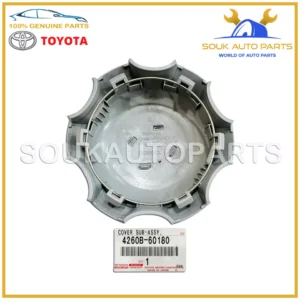 4260B-60180 Genuine Toyota ORNAMENT SUB-ASSY, WHEEL HUB 4260B60180 OEM