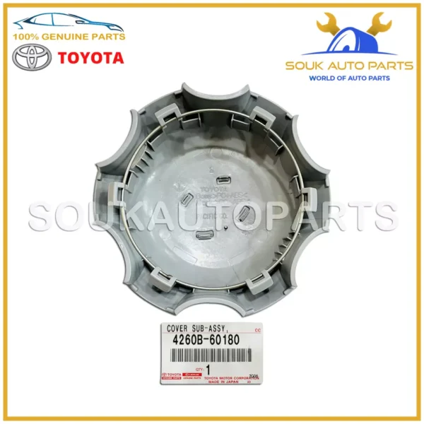 4260B-60180 Genuine Toyota ORNAMENT SUB-ASSY, WHEEL HUB 4260B60180 OEM