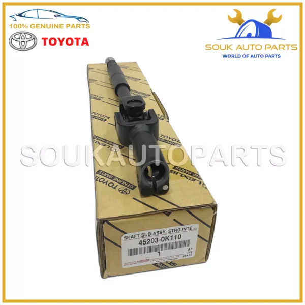 45203-0K110 Genuine Toyota SHAFT, STEERING INTERMEDIATE NO.2 452030K110 HILUX