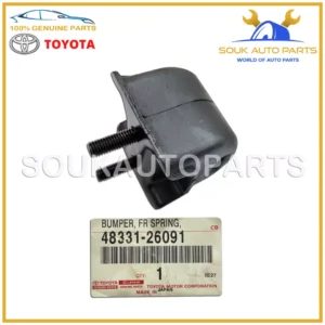 48331-26091 Genuine Toyota BUMPER, FRONT SPRING, NO.1 4833126091 OEM
