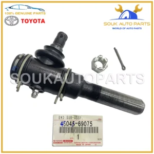 45045-69075 Genuine Toyota END SUB-ASSY, STEERING RELAY ROD, LH 4504569075 OEM