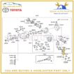 41651-50111 Genuine Toyota CUSHION, REAR DIFFERENTIAL MOUNT, NO.2 4165150111 OEM - Image 4
