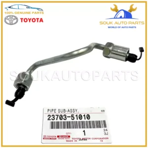 23703-51010 Genuine Toyota PIPE SUB-ASSY, INJECTION, NO.3 2370351010 LC