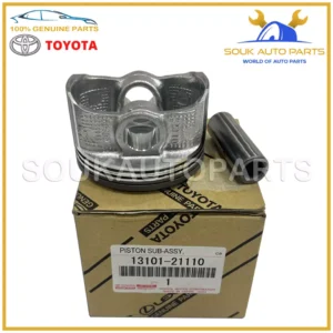 13101-21110 Genuine Toyota PISTON SUB-ASSY W/PIN 1310121110 OEM PRIUS
