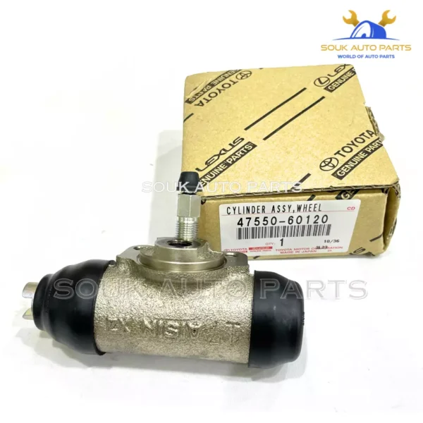 47550-60120 Genuine Toyota CYLINDER ASSY, RR WHEEL BRAKE (FRONT OR UPPER), RH/LH