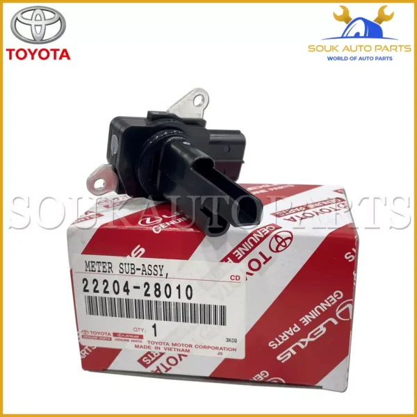 22204-28010 Genuine Toyota METER SUB-ASSY, INTAKE AIR FLOW 2220428010 OEM