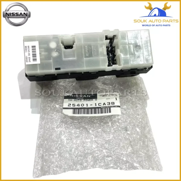 25401-1CA3B Genuine Nissan SWITCH AUTO POWER WINDOW MAIN For Infiniti FX35 QX70