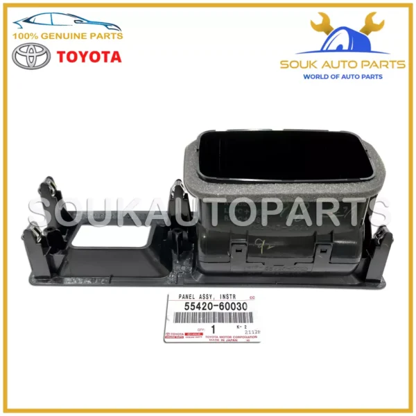 55420-60030 Genuine Toyota PANEL ASSY, INSTRUMENT CLUSTER FINISH, CENTER