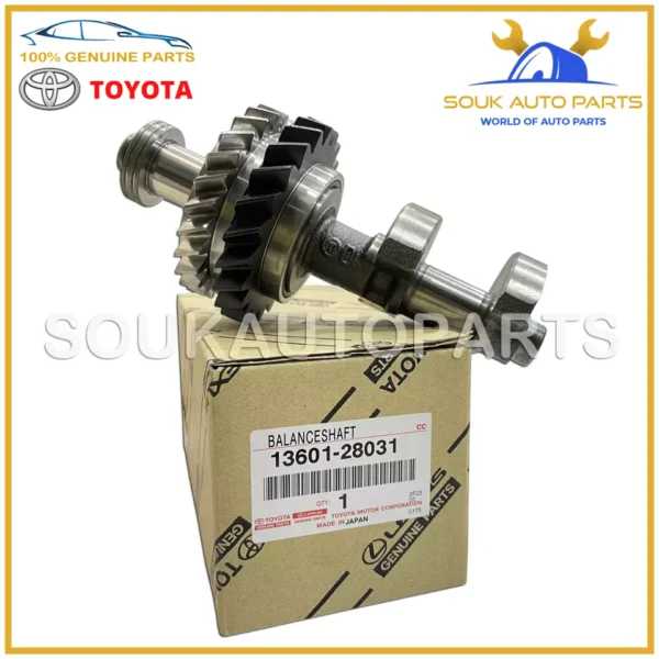 13601-28031 Genuine Toyota BALANCE SHAFT, NO.1 1360128031 OEM CAMRY ESTIMA