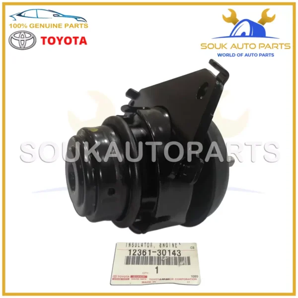 12361-30143 Genuine Toyota INSULATOR, ENGINE MOUNTING FRONT 1236130143 OEM