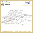 82420-2J00A Genuine Nissan HINGE ASSY-FRONT DOOR SET OF 2Pcs 824202J00A OEM - Image 5