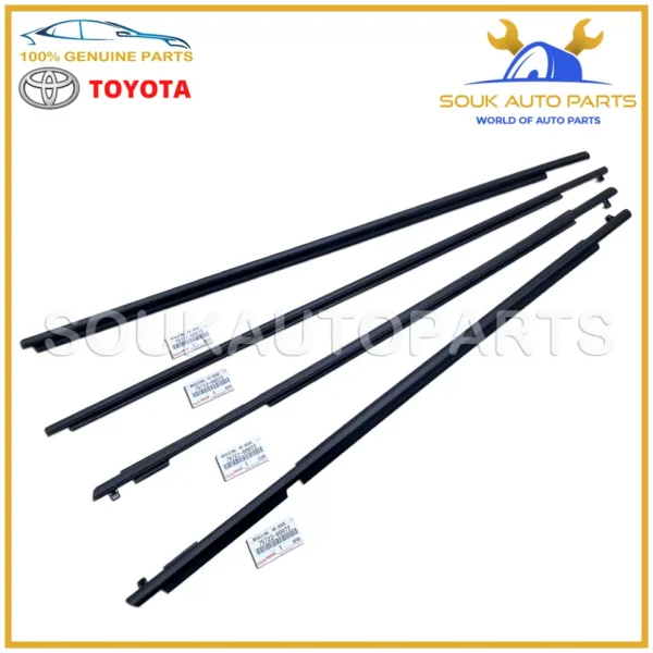 Genuine Toyota DOOR BELT MOULDING SET FOR LAND CRUISER PRADO OEM