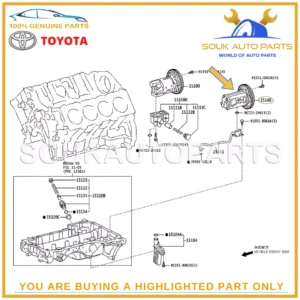 151A0-51020 Genuine Toyota PUMP ASSY, SCAVENGING 1VD-FTV LC Lexus LX570 LX450d