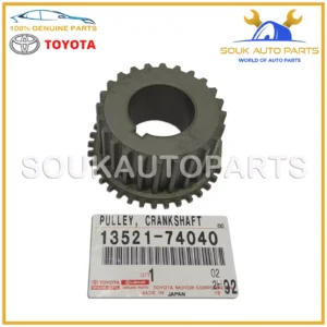 13521-74040 TOYOTA GENUINE CRANKSHAFT TIMING PULLEY 1352174040 OEM