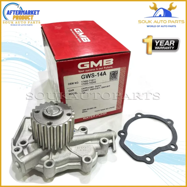 GMB WATER PUMP For SUZUKI CARRY TRUCK EVERY F6A 17400-71811