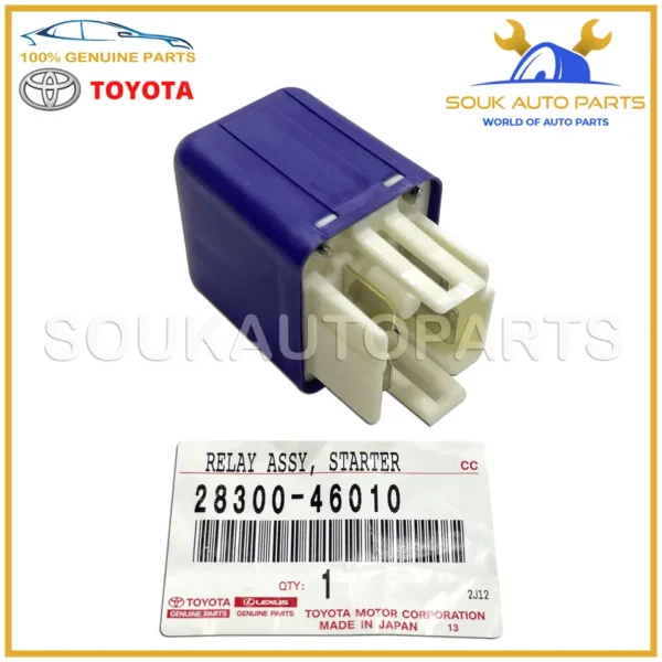 28300-46010 Genuine Toyota RELAY ASSY, STARTER 2830046010 OEM