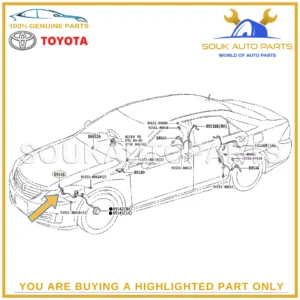 89516-30030 Genuine Toyota WIRE, SKID CONTROL SENSOR 8951630030 OEM