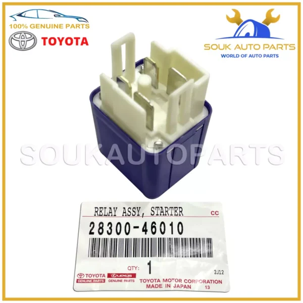 28300-46010 Genuine Toyota RELAY ASSY, STARTER 2830046010 OEM