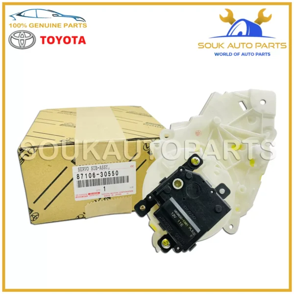 87106-30550 Genuine Toyota DAMPER SERVO SUB-ASSY, AIR CONDITIONER RADIATOR, NO.3