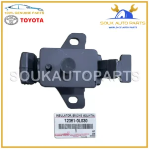 12361-0L030 Genuine Toyota INSULATOR, ENGINE MOUNTING, FRONT OEM HILUX 1KD 2KD