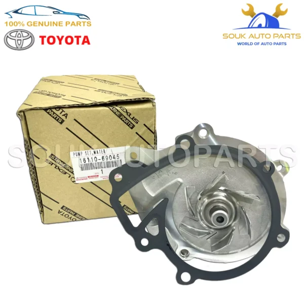 16110-69045 Genuine Toyota PUMP ASSY, WATER, W/O COVER OEM 4RUNNER PRADO HIACE