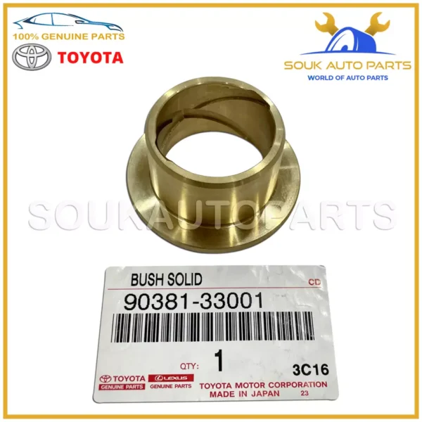 90381-33001 Genuine Toyota BUSH (FOR STEERING KNUCKLE), RH/LH 9038133001 OEM