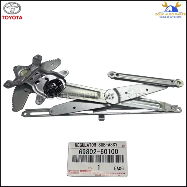 69802-60100 Genuine Toyota REGULATOR SUB-ASSY OEM