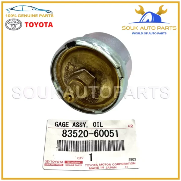 83520-60051 Genuine Toyota GAGE OIL PRESSURE SENDING UNIT 8352060051 OEM