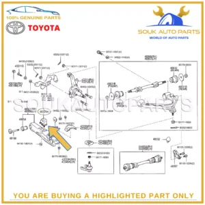 48331-26091 Genuine Toyota BUMPER, FRONT SPRING, NO.1 4833126091 OEM
