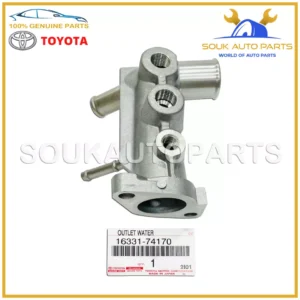 16331-74170 Genuine Toyota OUTLET WATER PIPE 3S 4S 5S-FE CAMRY CELICA RAV4