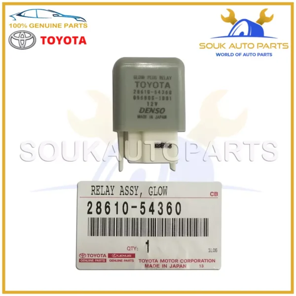 28610-54360 Genuine Toyota GLOW PLUG RELAY ASSY 2861054360 OEM