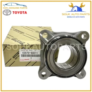 43570-60011 Genuine Toyota BEARING ASSY FRONT, WHEEL HUB LH/RH 4357060011 OEM