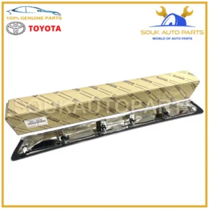 76801-48230/91 Genuine Toyota GARNISH SUB-ASSY, BACK DOOR, OUTSIDE 7680148230