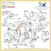 55680-60040 Genuine Toyota REGISTER ASSY, INSTRUMENT PANEL,LOWER NO.1 5568060040 - Image 6