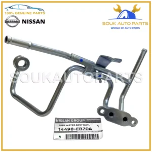 14498-EB70A Genuine Nissan TUBE ASSY-WATER OUTLET YD25DDTI OEM NAVARA 2008-12