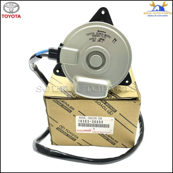 16363-36050 Genuine Toyota MOTOR, COOLING FAN, NO.2 1636336050 OEM HARRIER