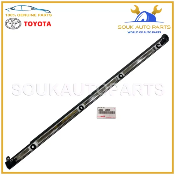 75660-60040 Genuine Toyota MOULDING, QUARTER BELT, RH 7566060040 OEM